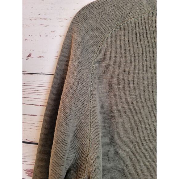 Eddie Bauer Green Knit Long Sleeve Preppy Pullover Sweater Women's Size Large - Picture 6 of 10